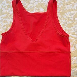 Lululemon Athletica Vibrant Red Fabric